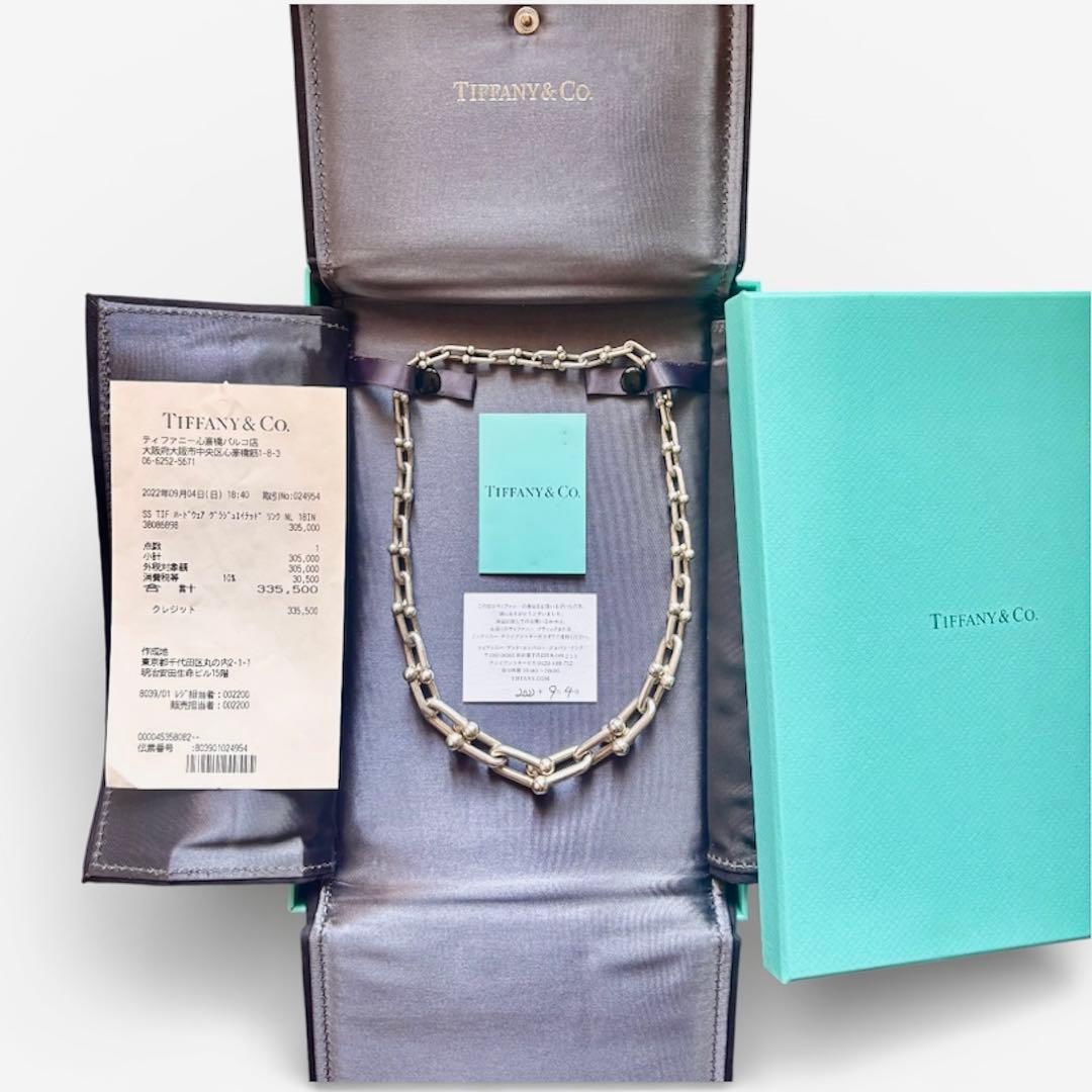 TIFFANY ティファニー ハードウェア グラジュエイテッドリンク ネックレス
