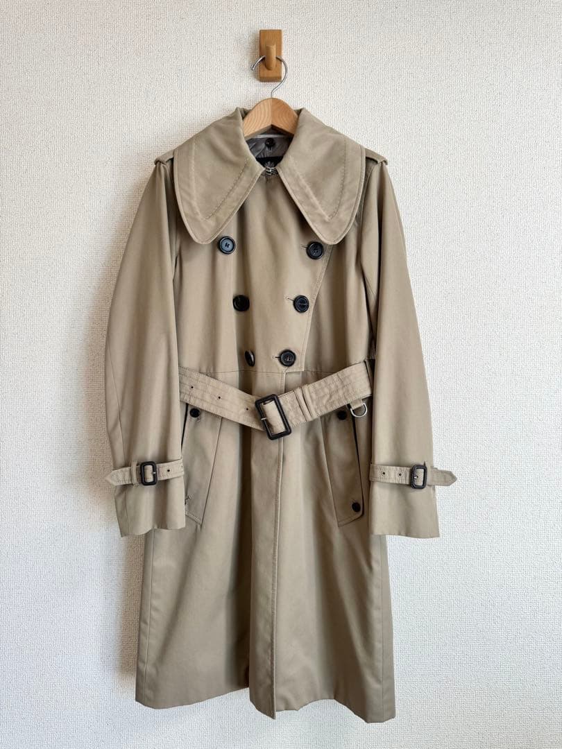 希少【Aquascutum】英国製トレンチコート /ベージュ/サイズ8