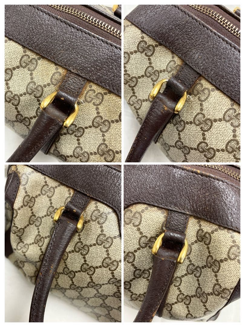 GUCCI PVC ハンドバッグ ヴィンテージ　オールドグッチ ボストン