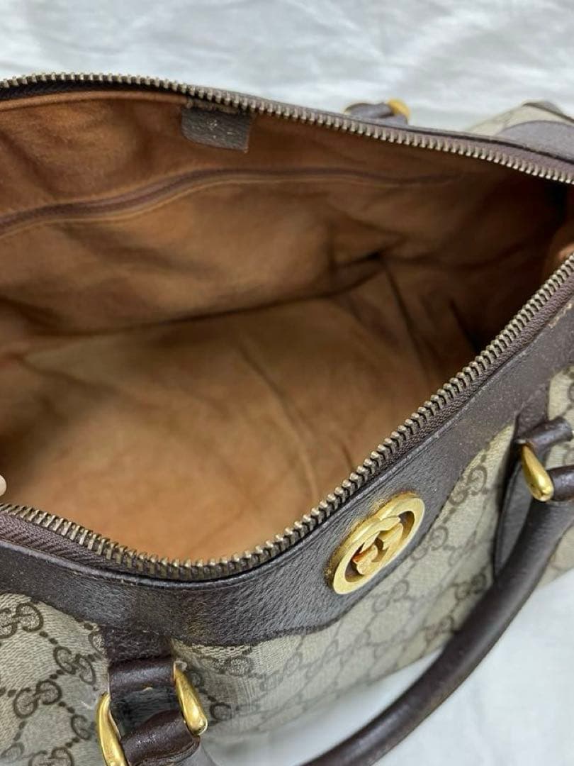 GUCCI PVC ハンドバッグ ヴィンテージ　オールドグッチ ボストン