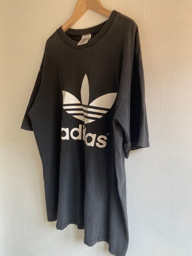adidas USA製 ビッグシルエット Tシャツ L ブラック