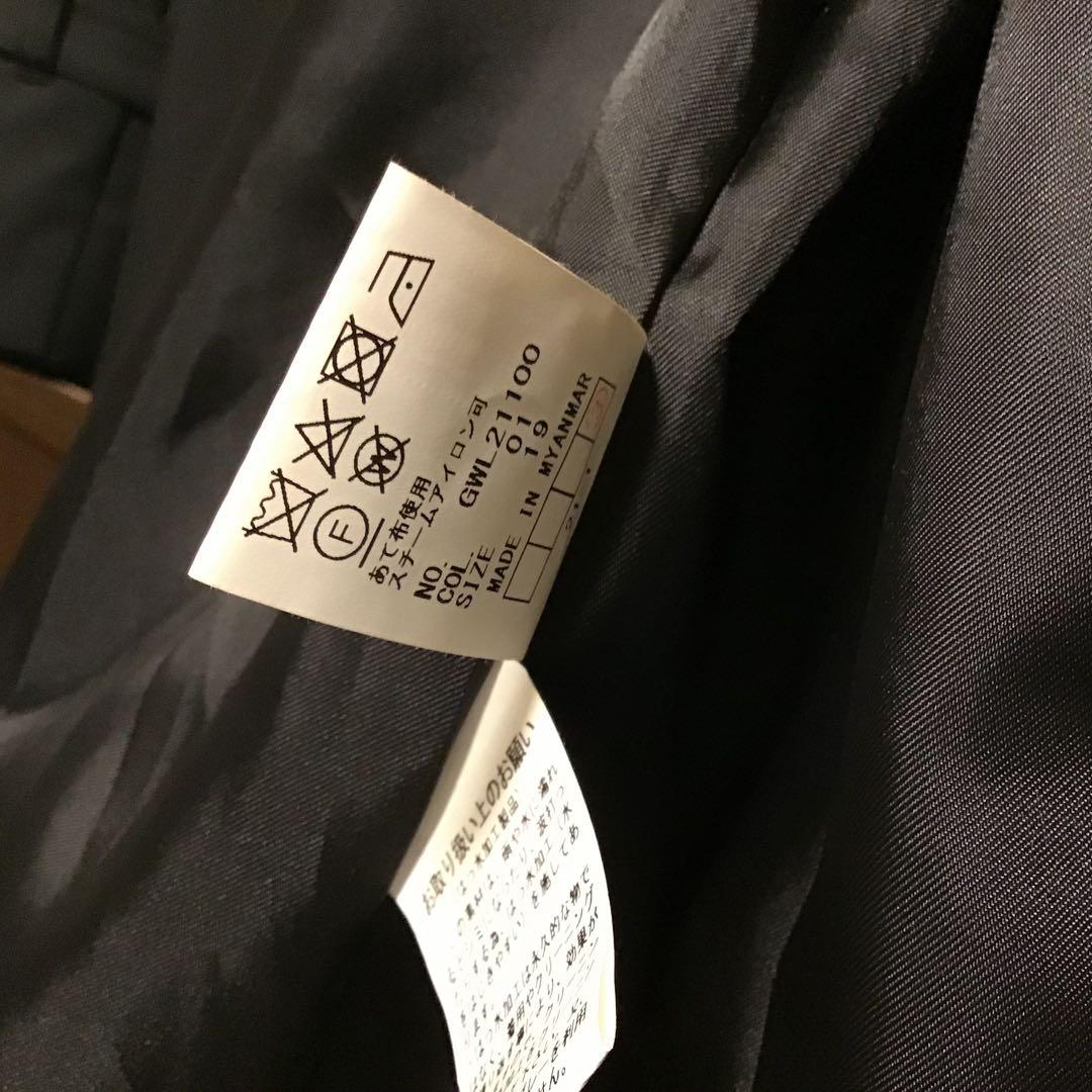 【IMGN】新品タグ付きトレンチコート撥水加工サイズ19 黒色