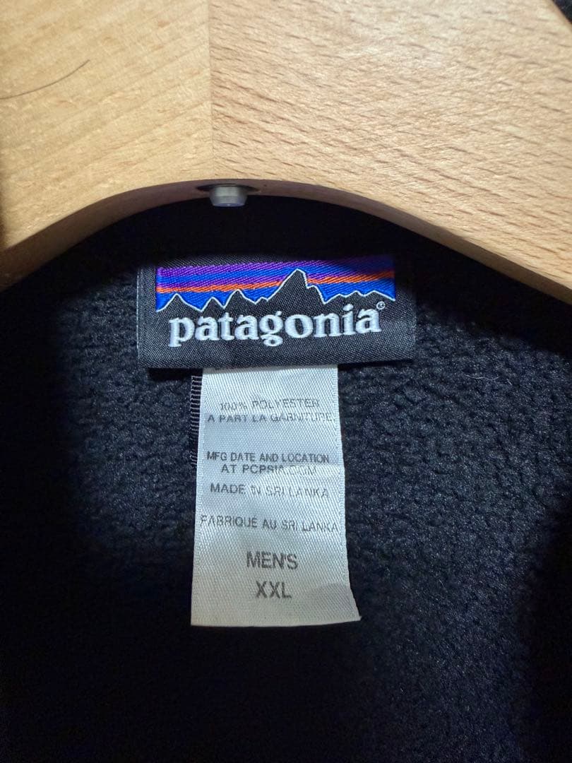 patagonia フリースベスト XXL ブラック