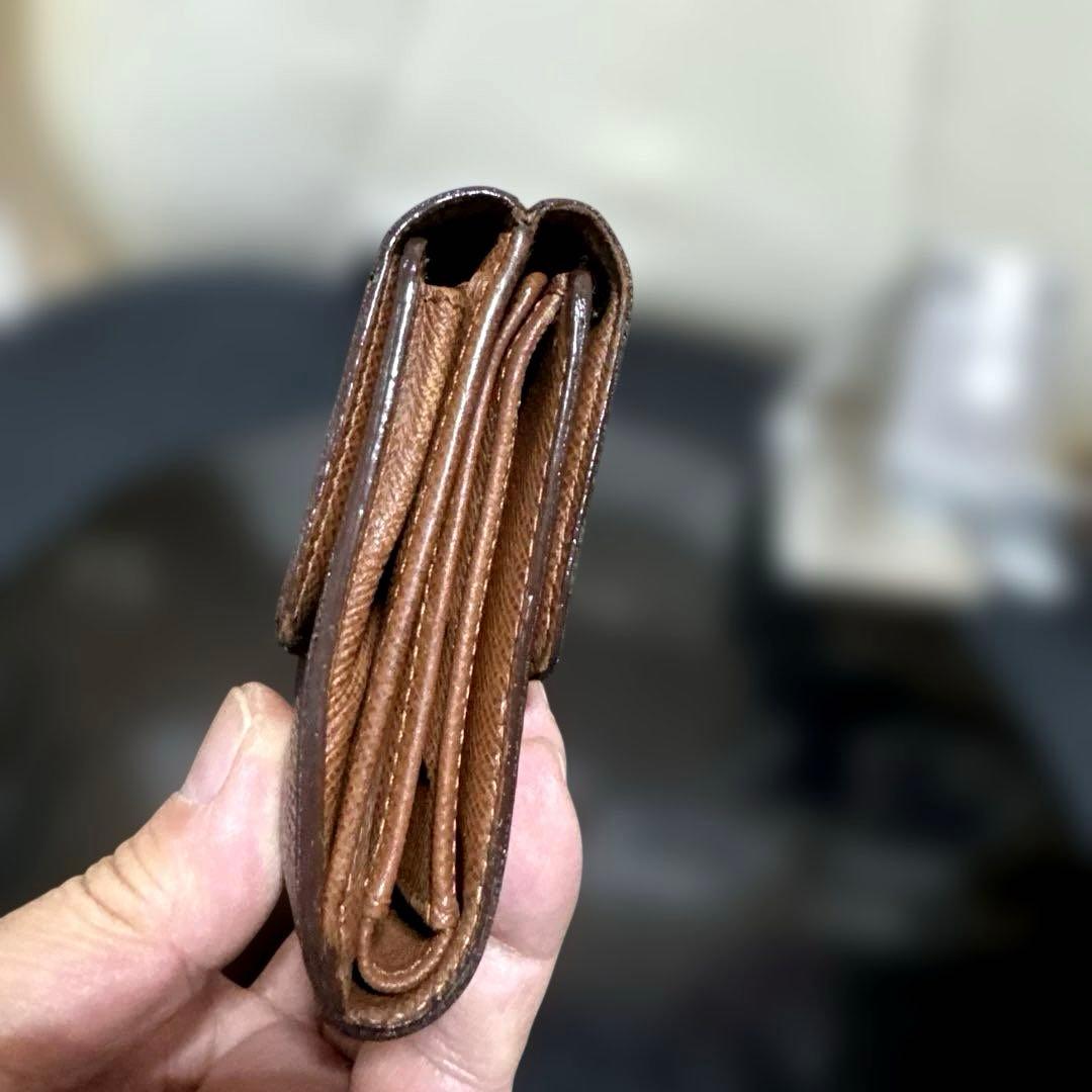 ③★在庫セール/良品 ♪モノグラム Wホック折財布