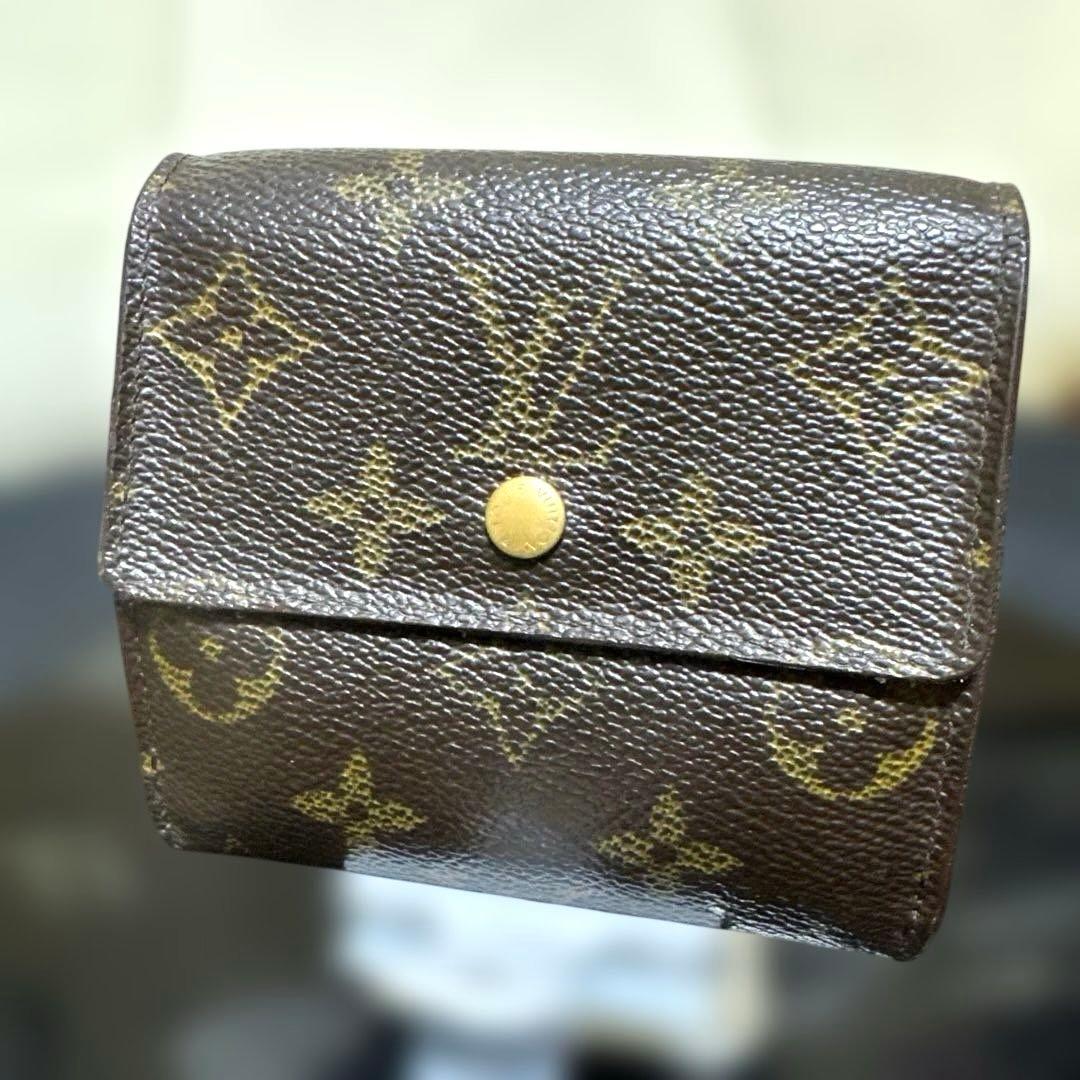 ③★在庫セール/良品 ♪モノグラム Wホック折財布
