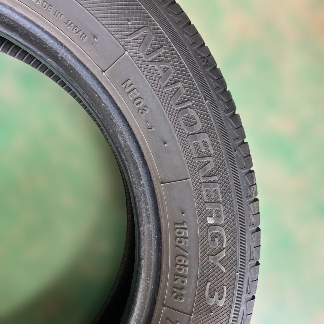 TOYO 155/65R13 ４本早い者勝ちナノエナジー軽自動車夏タイヤ送料無料