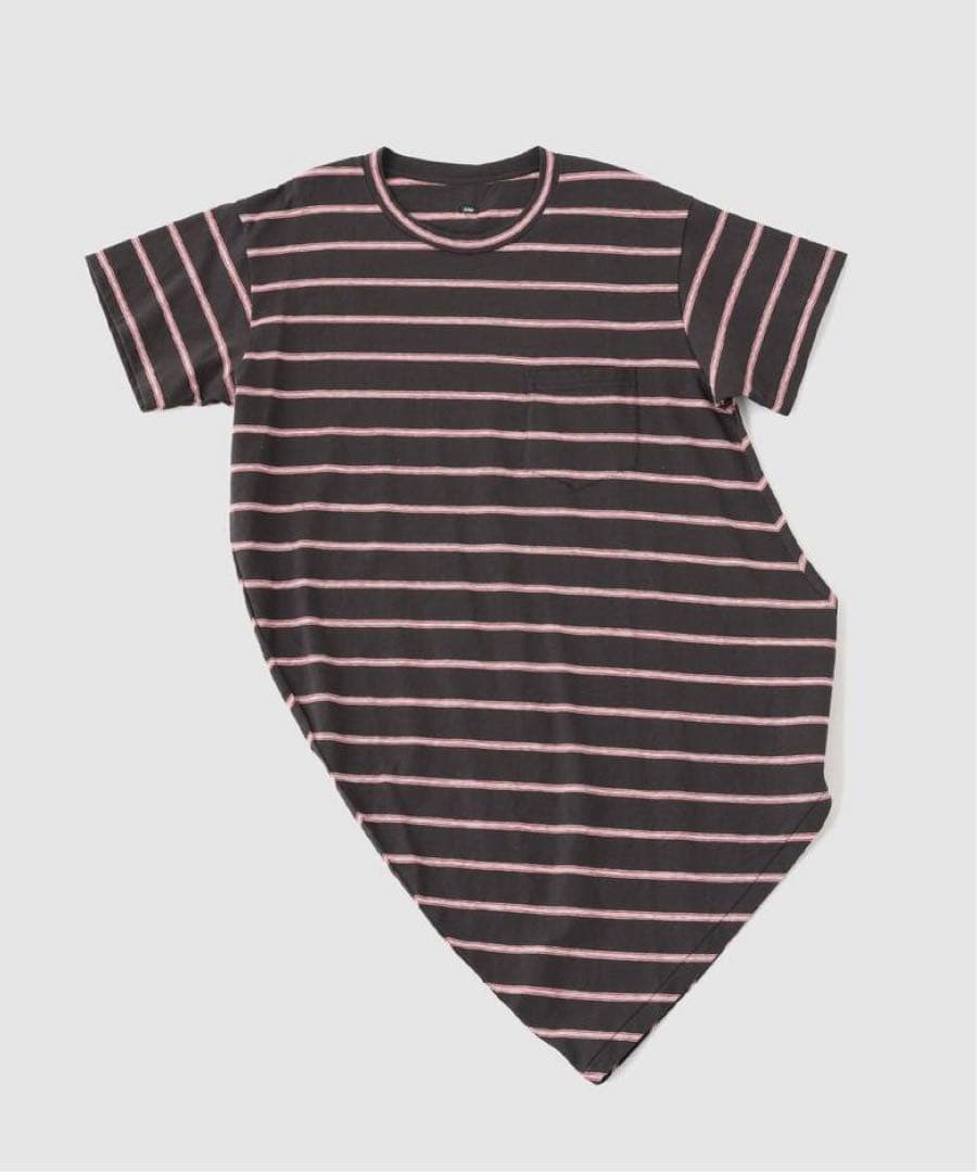 【新品・未使用】 NAM banana pocket tee ボーダーTシャツ
