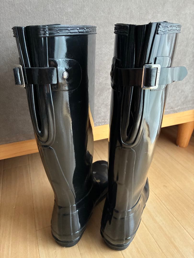 HUNTER ブラック 長靴 UK 4
