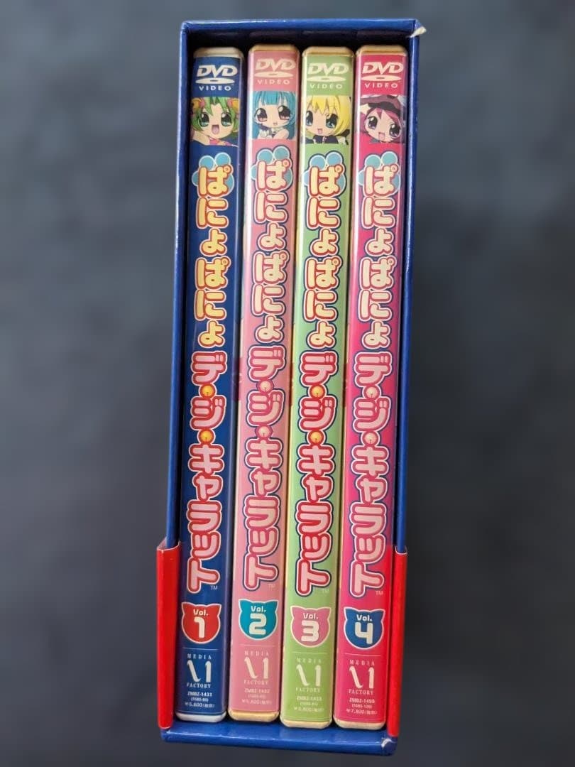ぱにょぱにょデジキャラット Vol.1～4 初回限定版 （DVD）【中古】