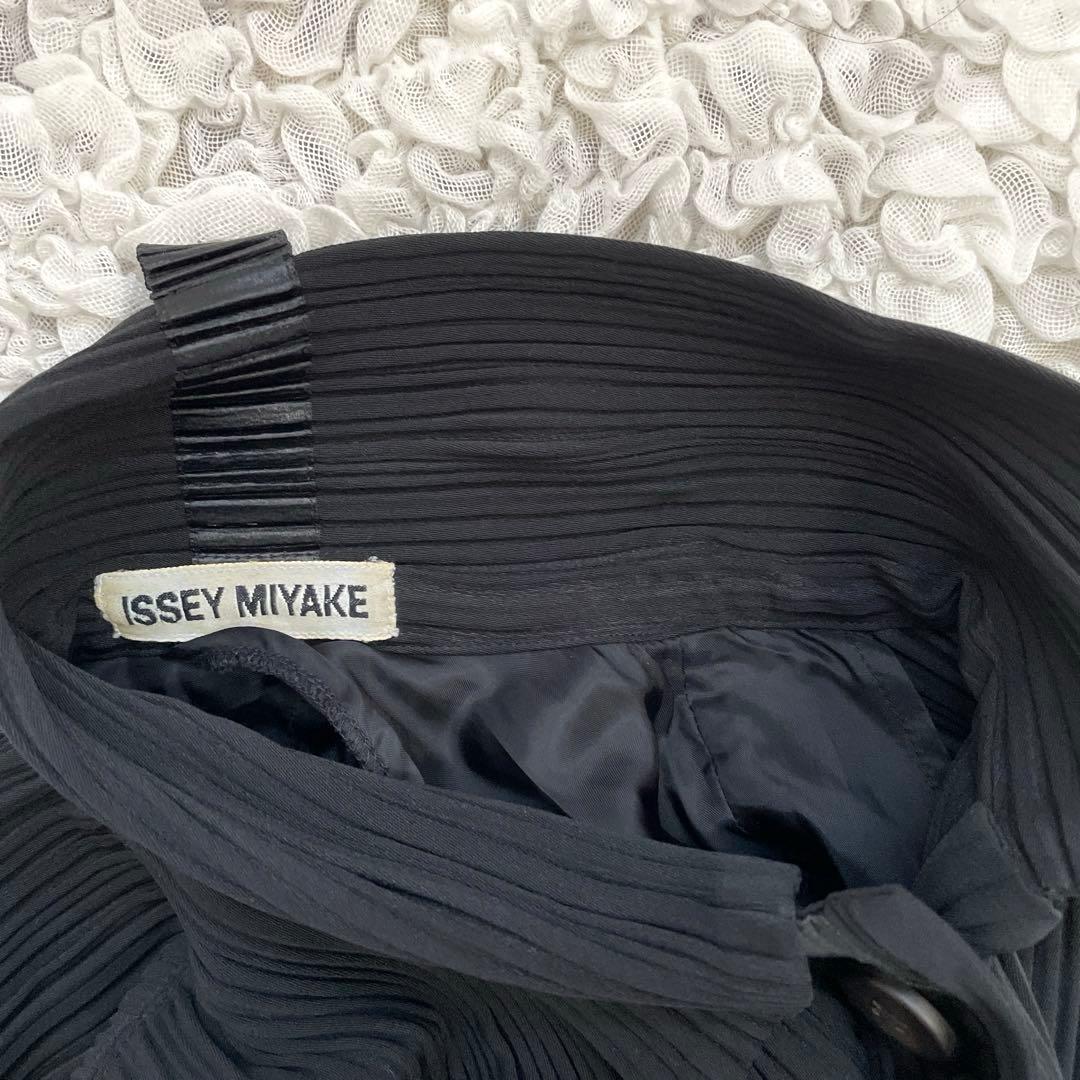 ISSEYMIYAKE シャツ　カーディガン　シャツジャケット　ブラック