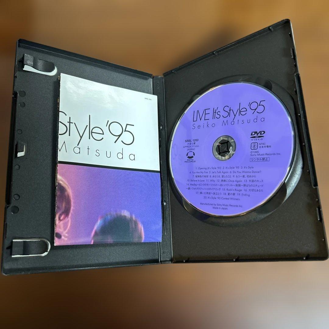 松田聖子/LIVE It's Style'95/1995年 コンサートDVD