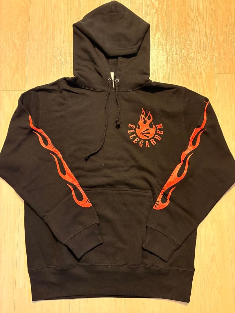 【新品＋おまけ】ELLEGARDEN 復活フレイムパーカー(M ブラック)