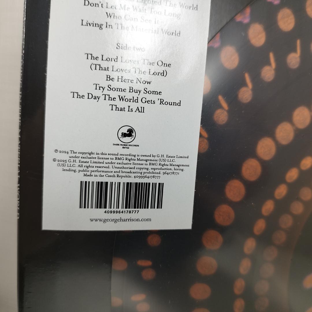 ジョージ・ハリスン レコード 海外限定 LP Living In Th IE7q