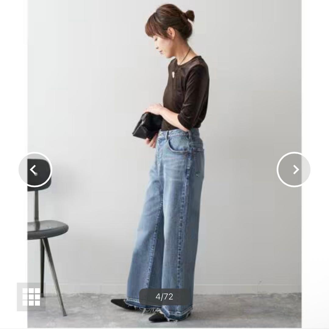 週末限定値下げ✨美品✨Spick and Span ルーズストレートデニム