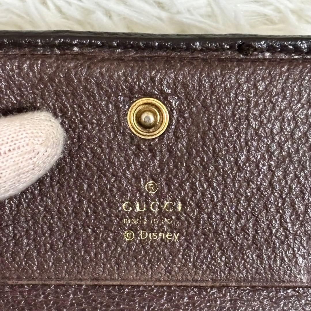 完売品✨GUCCI ディズニー　二つ折り財布　3匹の子豚　シェリーライン　GG柄