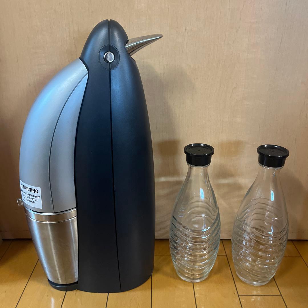 ソーダストリーム　ペンギン型炭酸水メーカー ガラスボトル2本付き