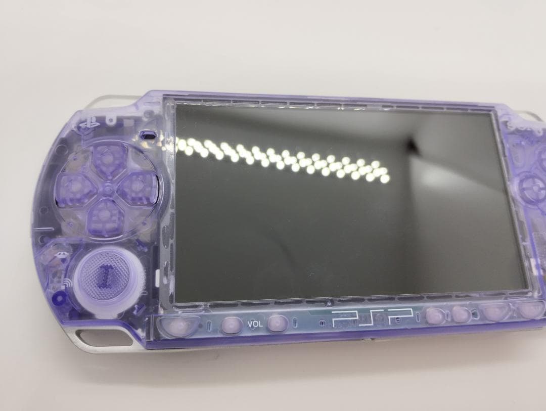 PSP 2000 すぐ遊べるセット　スケルトンパープル