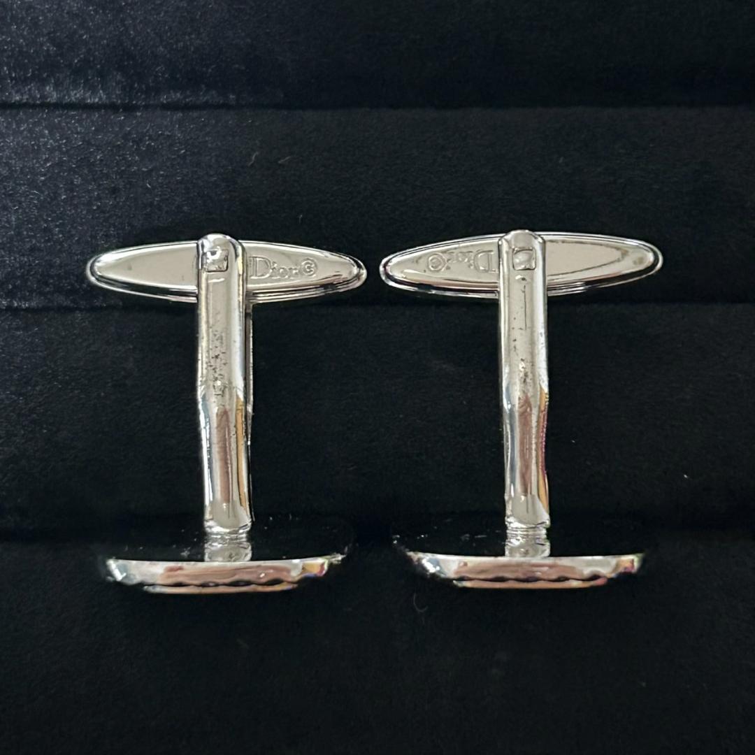 【良品】Dior カフス　ラインストーン　0510