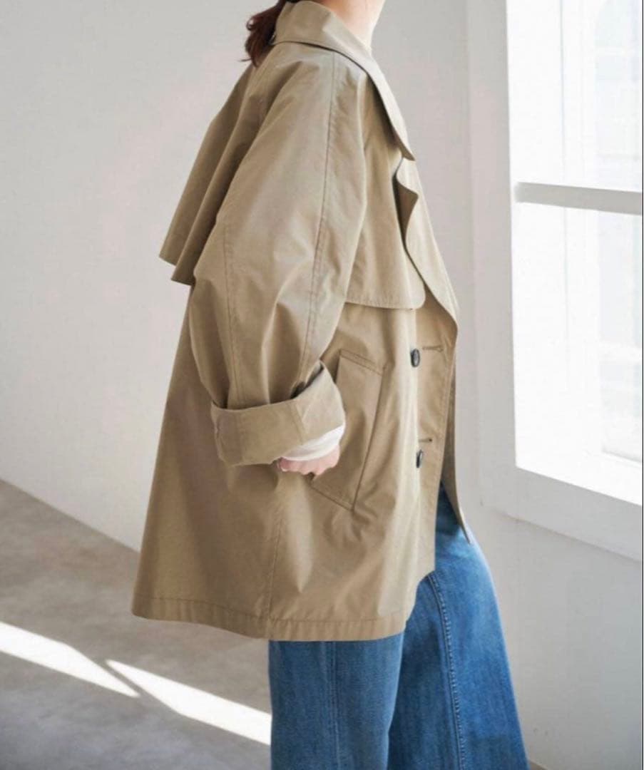 Spick and Span C/Pミドル丈トレンチコート　ベージュ　36