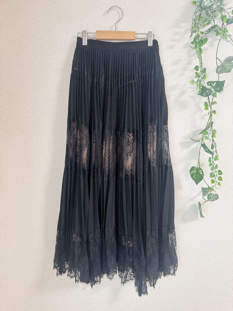 【美品】 AMERI UNDRESSED LACE SANDWICH SKIRT
