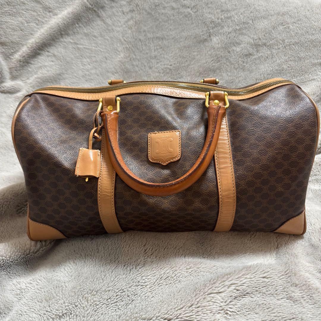 CELINE レザーボストンバッグ