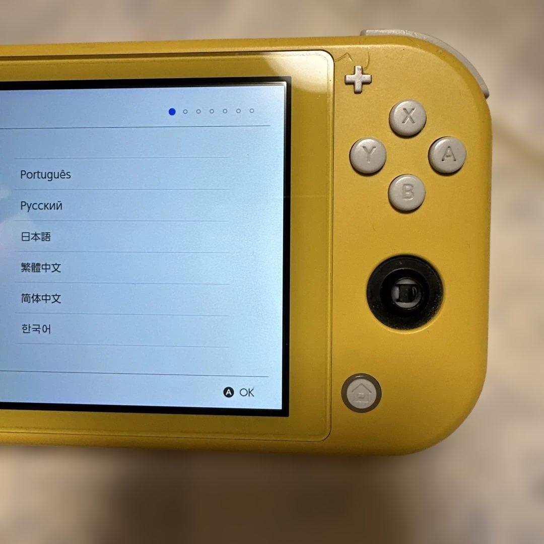 Nintendo Switch Lite イエロー 本体 充電器付き