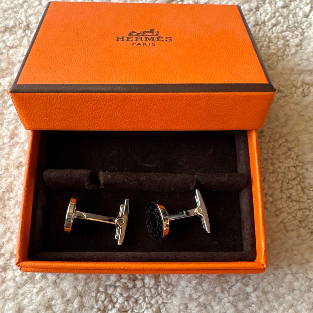 HERMES カフリンクス シルバー