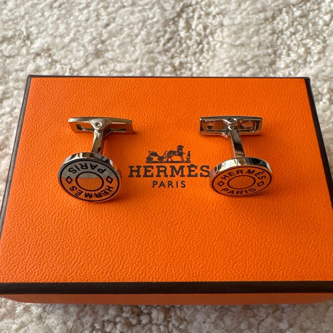 HERMES カフリンクス シルバー