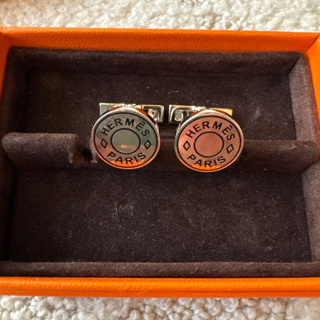 HERMES カフリンクス シルバー