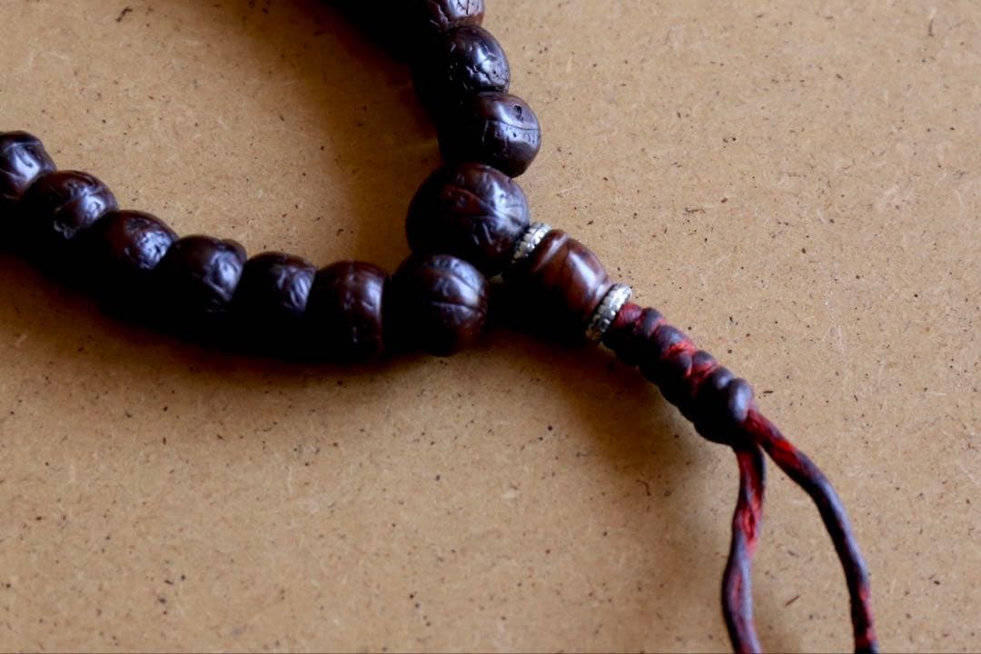 数珠 アンティーク チベット Old Tibetan Mala 鳳眼菩提樹