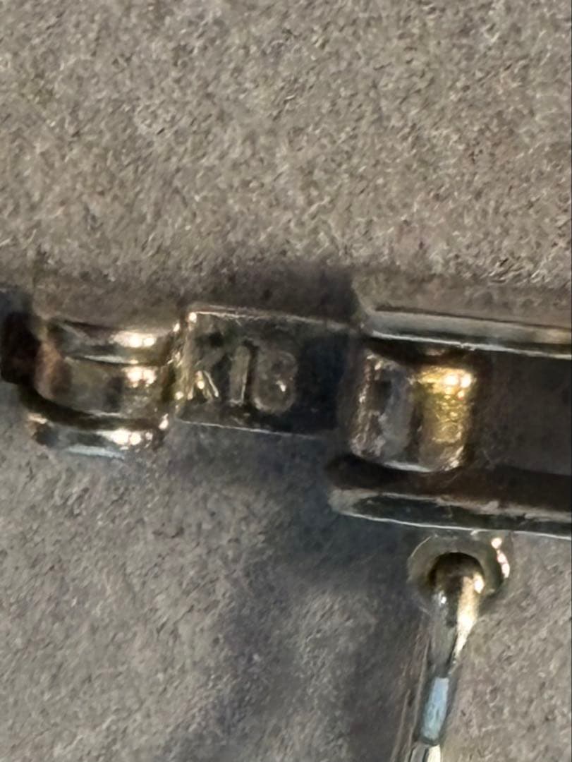 K18WG 12面トリプル　喜平ネックレス　10.2g 造幣局マーク　画像追加