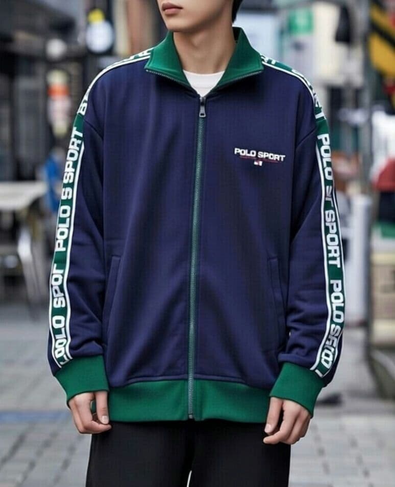 90's ポロスポーツ POLO SPORT トラックジャケットジャージ XL
