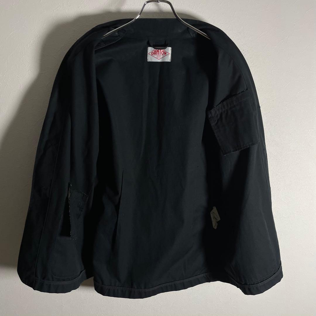 【希少•フランス製】DANTON ダントン ワークジャケット カバーオール黒38