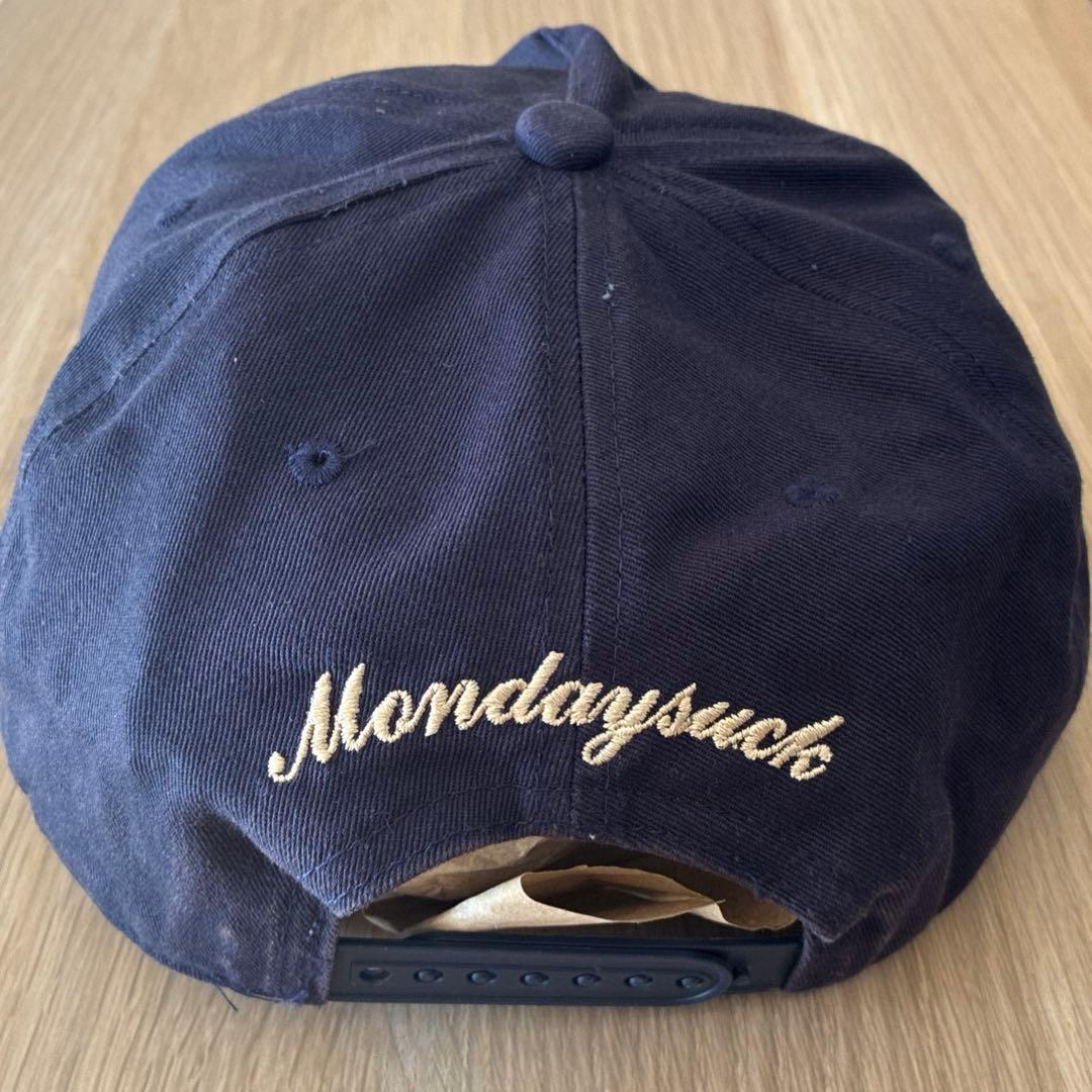 A*✩様 mondaysuck cap マンデーサック キャップ ネイビー ヤン