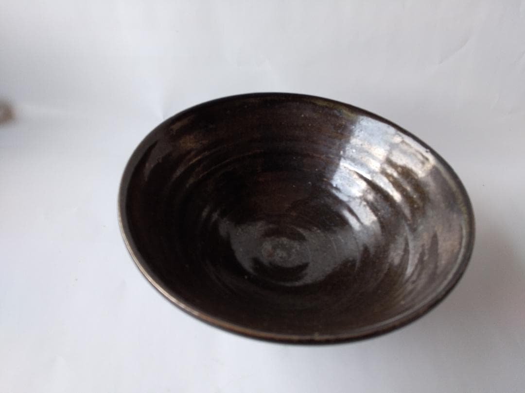 市野陶山 丹波焼 丹波茶碗 茶碗 共布 共箱 茶道具 抹茶碗 美品 です。