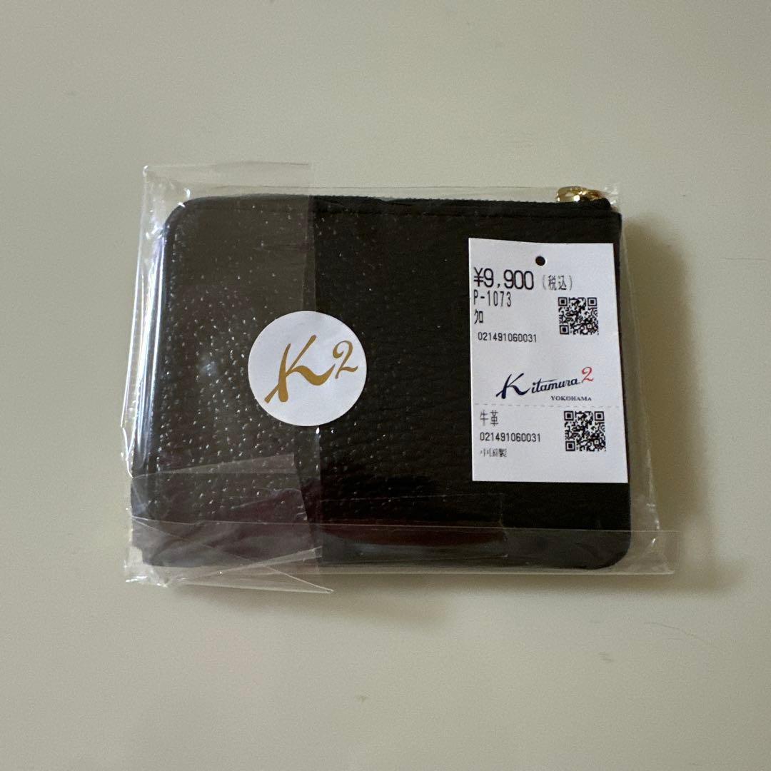 キタムラk２　牛革ミニ財布