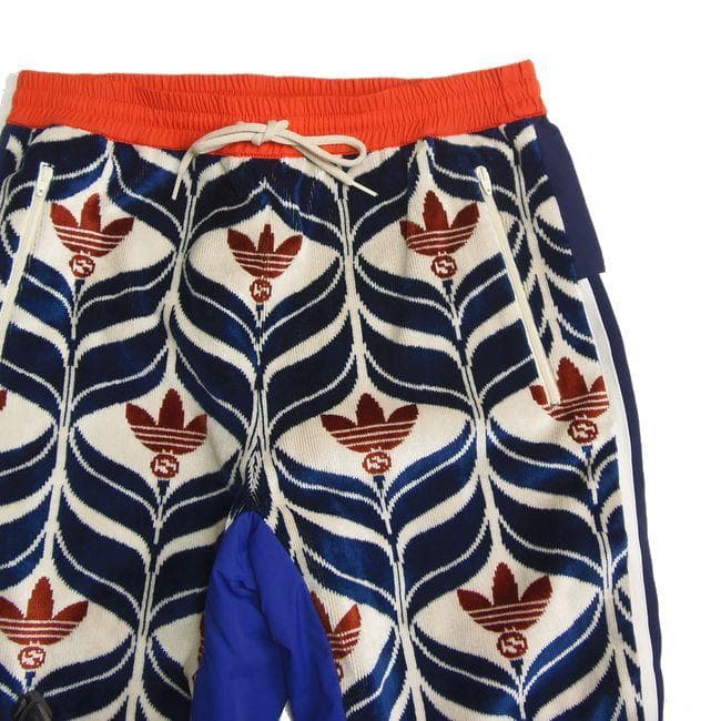 新品 グッチ×アディダス トレフォイル コーデュロイ パンツ 46サイズ