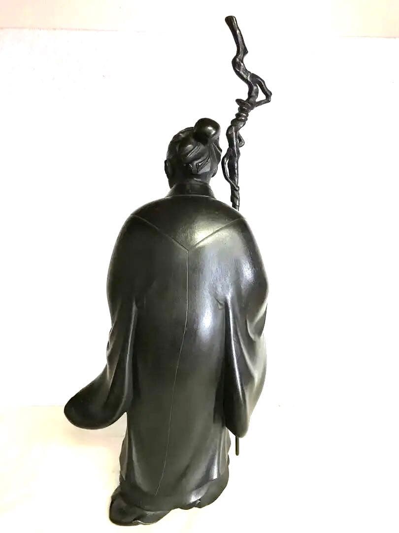 銅製:東方朔置物