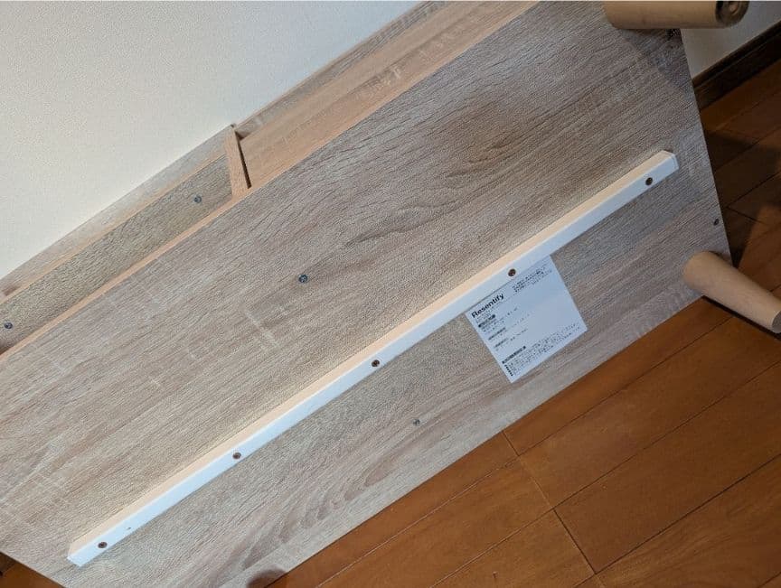 《送料込》LOWYA テーブルドレッサー ロータイプ オーク 化粧台 鏡メイク棚