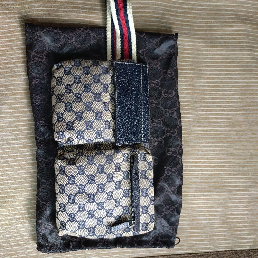グッチ GUCCI ウエストバッグ シェリーライン 28566 GG キャンバス