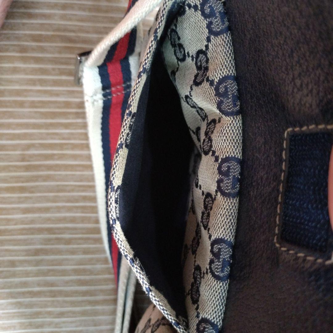 グッチ GUCCI ウエストバッグ シェリーライン 28566 GG キャンバス
