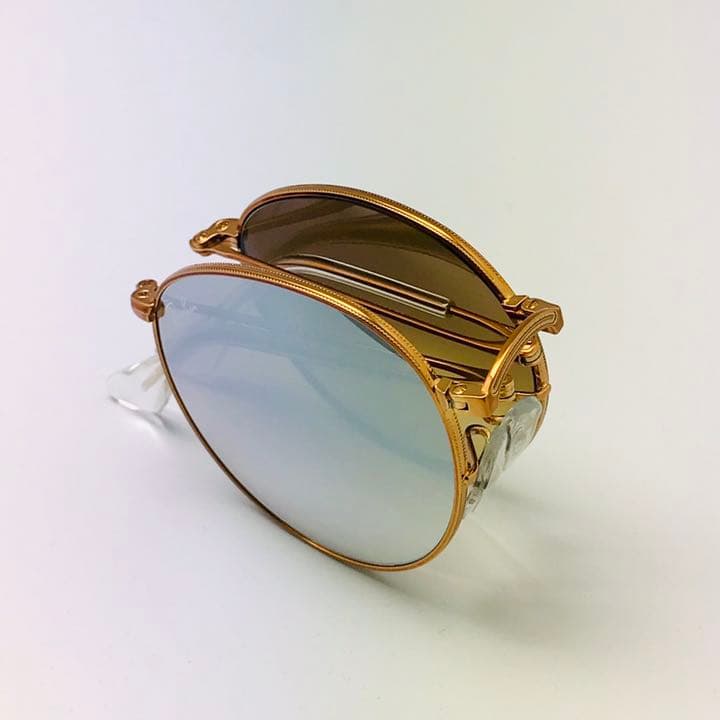 新品☆送料無料☆レイバン☆Ray-Ban☆折りたたみ式☆ラウンドメタル
