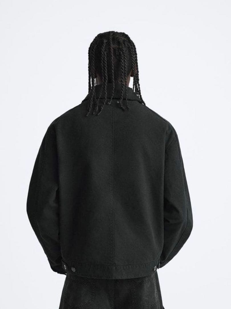 ジャケット・アウター Zara 2024ss Washed Jacket With Studs