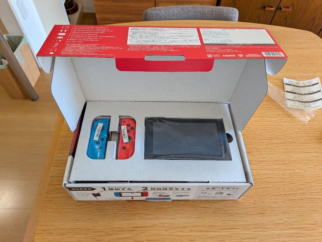 Nintendo Switch ネオンブルー/ネオンレッド 本体【美品】