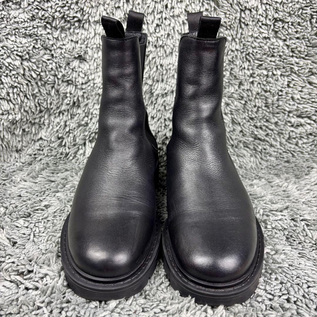 ✨美品Carmens サイドゴアブーツ　黒　23.5㎝　本革 チェルシー
