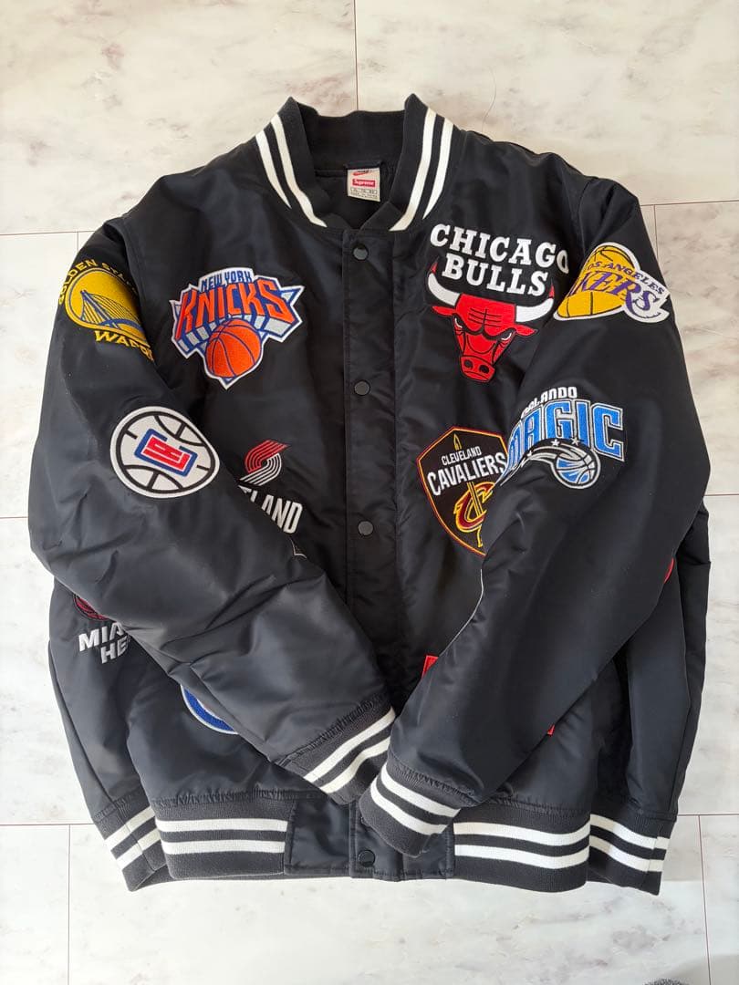 SUPREME × NIKE × NBA Teams WarmUp Jacket