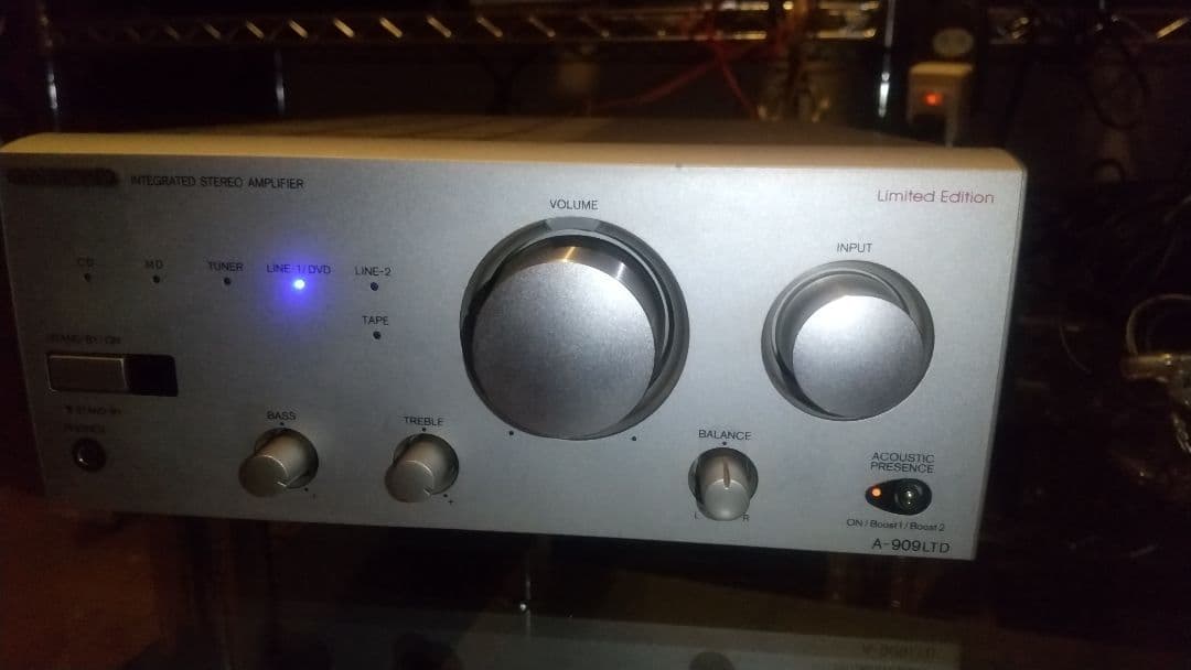 ONKYO A-909LTD リミテッドモデル ステレオアンプ メンテナンス済み