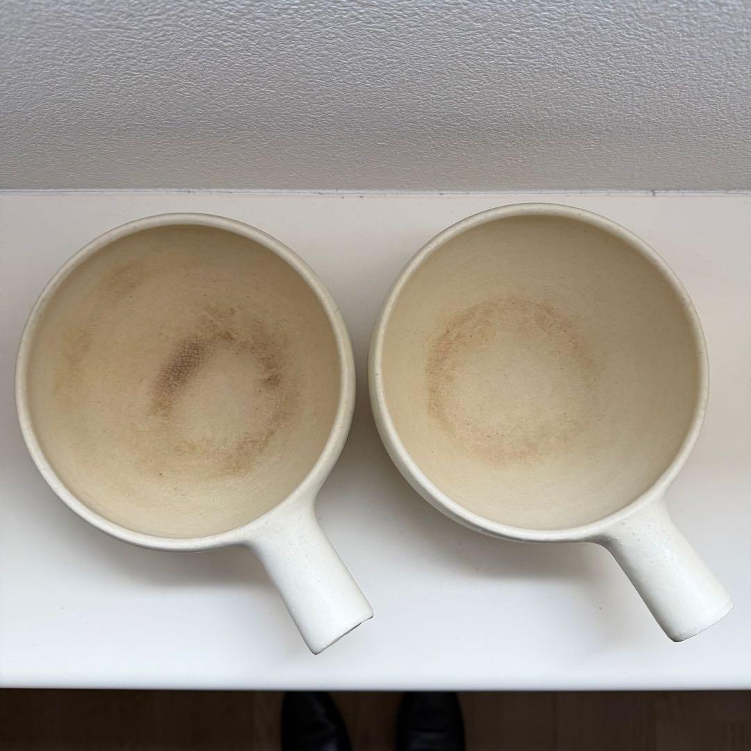 正島克哉 片手土鍋 白 2つセット