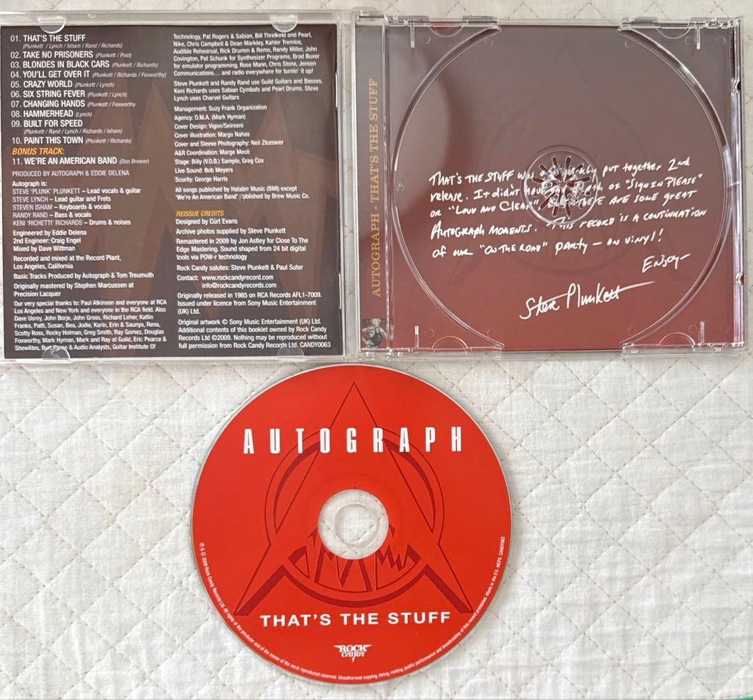 リマスター盤！AUTOGRAPH/オートグラフ/THAT'S THE STUFF