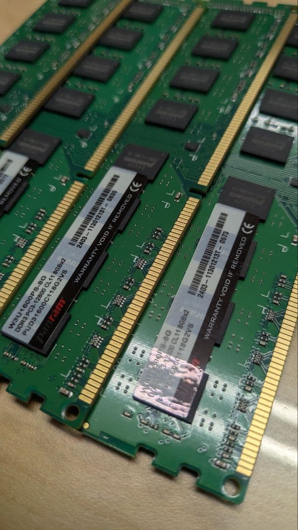 【中古】DDR3 1600 8GB 4枚セット